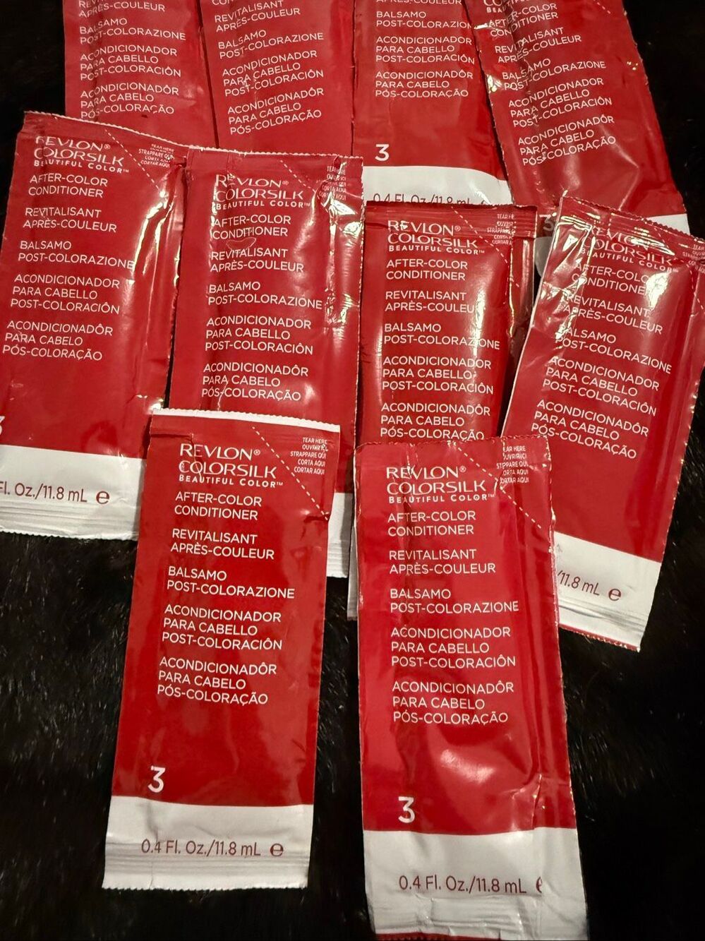 Revlon Colorsilk After Color Conditioner Step 3 | Lot of 10 | 0.4 oz Each Packet - Picture 2 of 4